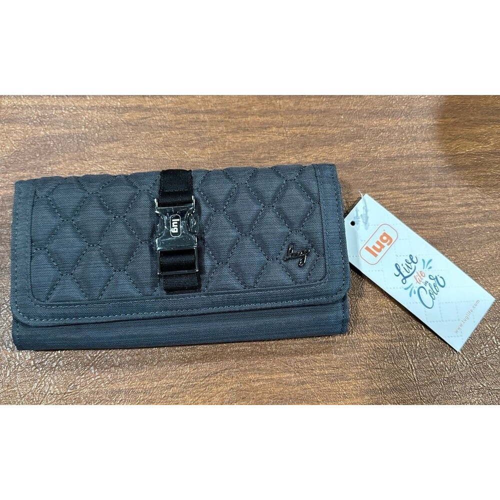 Lug Classic Quilted Wallet with Buckle Closure - Throttle